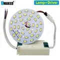 Panneau de lampe LED pour plafonnier + pilote d'alimentation LED source d'éclairage LED carte PCB