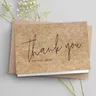 Carte de remerciement en papier Kraft naturel 30 pièces carte de remerciement pour les