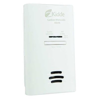 KIDDE KN-COB-DP2 Carbon Monoxide Alarm, 85 dB at 10 ft, (2) AA Batteries, 120V