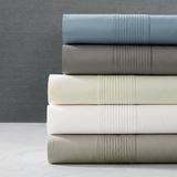 Channel Stitch Sateen Sheet Set - White, California King - Frontgate Resort Collection™