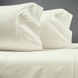 Set of 2 Channel Stitch Sateen Pillowcases - Ivory, King - Frontgate Resort Collection™