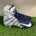 Nike Shoes | Nike Vapor Untouchable 3 Elite P Football Cleats White Navy Ao3006-101 Mens 16 | Color: White | Size: 16