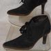 Coach Shoes | Coach Black Suede Pointed Toe Lace Up Boots Size 8.5 Medium | Color: Black | Size: 8.5