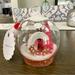 Anthropologie Holiday | Nib Anthropologie “C” Snow Globe Ornament | Color: Gold/Pink | Size: Os