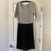 Lularoe Dresses | Bnwt Lularoe Nicole Black/Grey Dress | Color: Black/Gray | Size: L