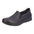 Slipper RIEKER Gr. 37, schwarz Damen Schuhe Rieker