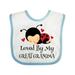 Inktastic Loved by My Great Grandma Girls Baby Bib