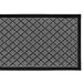 LuxUrux Durable Rubber Door Mat Heavy Duty Doormat Indoor Outdoor Easy Clean Waterproof Low-Profile Mats for Entry Patio Garage High Traffic Entrance Ways (17 x 30 Grey Lettice)