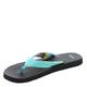 Sanuk Damen Yogamatte Flipflop, Türkis/Ausflug, einfarbig (Getaway Solids), 41 EU