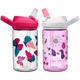 Camelbak 2 Eddy+ Kids Straw Bottles - Butterfly & Unicorn/Twin Pack Children Child Boy Girl Junior Infant Flask Drink Water Juice Cup BPA Free Non Leak Spill School Safe Reusable Eco Friendly