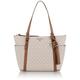 Michael Kors Women Sullivan MD TZ Tote Hand Bag, Vanilla/ACRN