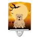 Caroline s Treasures BB4390CNL Halloween English Bulldog Fawn Ceramic Night Light 6x4x3 multicolor