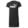 Sweatkleid PUMA "Essentials+ Logo Kleid Mädchen" Gr. 140, Normalgrößen, schwarz (black) Kinder Kleider Sweatkleider