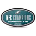 WinCraft Philadelphia Eagles 2022 NFC Champions Oval Tailgate Hitch Cover