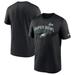 Men's Nike Black Philadelphia Eagles Super Bowl LVII Team Logo Lockup T-Shirt