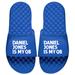 Men's ISlide x BreakingT Daniel Jones Royal NFLPA My Quarterback Slide Sandals