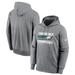 Men's Nike Heather Gray Philadelphia Eagles 2022 NFC Champions Locker Room Trophy Collection Pullover Hoodie