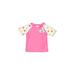 Absorba Rash Guard: Pink Print Sporting & Activewear - Size 2Toddler