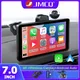 JMCQ-Enregistreur de conduite DVR de voiture caméra Prada Cam 4K Carplay et Android Auto caméra