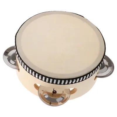 Tambourin en bois Instrument de battement de tambour Musical jouet éducatif pour enfants jouet