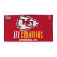 WinCraft Kansas City Chiefs 2022 AFC Champions Locker Room 22'' x 42'' Two-Sided Towel