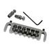 1*Electric Guitar Parts Bridge Chrome Style Wrap Around Bridge Tailpiece Accessory Parts