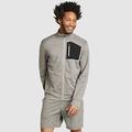 Eddie Bauer Men's Reso Tech Full-Zip Sweater Mock Neck - Gray - Size XL