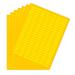 Small Labels Printable Sticker for Injket Printers in Yellow Small Printing Labels 1 inch x 0.375 inch for Laser Printers with Template Included - 1078 Pack