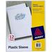Avery 72311 Clear Plastic Sleeves Polypropylene Letter (Pack of 12)