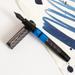 Conklin Heritage Word Gauge Carbon Fiber Blue Stealth Fountain Pen - Stub