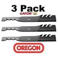 Oregon 3 Pack 96-323 Mower Blade Gator G3 Gravely 046998 08779200