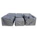 2 Colors Patio Waterproof Cover Outdoor Garden Furniture Covers Rain Snow Chair Covers for Sofa Table Chair Dust Proof Cover