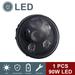 5.75 5-3/4 Round Black LED Headlight High Low Beam DRL for Harley Motorcycle