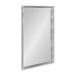Kate and Laurel Travis Modern Wood Framed Wall Mirror 24 x 36 Silver Transitional Rectangle Mirror for Wall