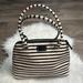 Kate Spade Bags | Kate Spade Black And White Striped Patent Leather Purse | Color: Black/White | Size: Os