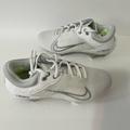 Nike Shoes | Nike Hyperdiamond 4 Elite White Grey Softball Cleat (Cz5917-100) Womens Size 8.5 | Color: Gray/White | Size: 8.5