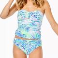 Lilly Pulitzer Swim | Lilly Pulitzer Flamenco Tankini Swim Set | Color: Blue/Green | Size: 10