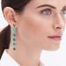 J. Crew Jewelry | J. Crew Blue/Green Gem Single Layer Earrings Nwt | Color: Blue/Green | Size: Os