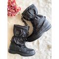 Coach Shoes | Coach Sage Sz 8b Black Nylon/Leather Waterproof Lined Cold Weather Boots, Snow | Color: Black | Size: 8