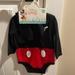 Disney One Pieces | Disney Baby Mickey Mouse Bodysuit | Color: Black | Size: 6-9mb