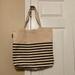 J. Crew Bags | Jcrew Reusable Everyday Tote | Color: Blue/Cream | Size: Os