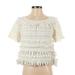 Anthropologie Tops | Anthropologie Love Sam Tassel Off The Shoulder Cotton Top | Color: Cream/White | Size: S