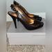 Jessica Simpson Shoes | Nib Jessica Simpson Jarvis Heel Sandals Brown Size 8 Heel Height 3.5 | Color: Brown | Size: 8