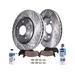 2003-2007 Honda Accord Front Brake Pad and Rotor Kit - Detroit Axle