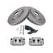 2010-2011 Ford Taurus Front Brake Pad Rotor and Caliper Set - TRQ BKA25787