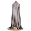 MRWIZMS Bed Canopy | Kids Bedroom Accessories for Reading Den, Play Area, Nursery Decoration | Gift for Baby Shower, New Baby, Older Child (Grey)