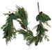 Northlight Seasonal 6' Mixed Foliage w/ Pine Cones & Berries Christmas Garland Unlit, Metal in Green | 10 H x 10 W x 72 D in | Wayfair