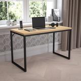 Ebern Designs Antawan Commercial Grade Office Computer Desk & Home Office Desk Wood/Metal in Black | 29 H x 47.25 W x 23.5 D in | Wayfair