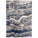 Blue/White 91 x 63 x 0.79 in Area Rug - Ivy Bronx Devoria 112 Area Rug In Light Beige/Blue | 91 H x 63 W x 0.79 D in | Wayfair