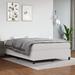 Latitude Run® Box Spring Bed Base Platform Bed Frame w/ Mattress for Bedroom Upholstered/Polyester in White | 13.8 H x 53.9 W in | Wayfair